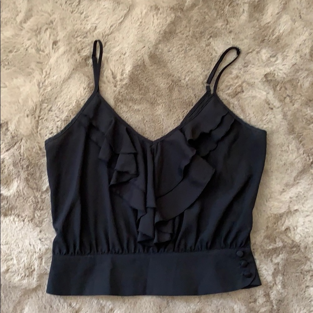 Black crop top.